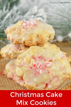 Peppermint Cake Mix Cookies