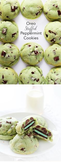 Peppermint Chocolate Chip Cookies