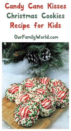 Peppermint Kisses Christmas Cookies