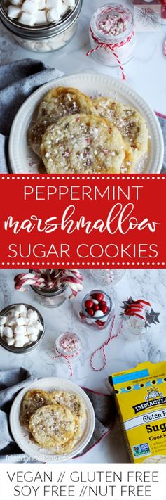 Peppermint Marshmallow Sugar Cookies