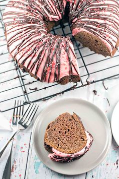 Peppermint Mocha Bundt Cake