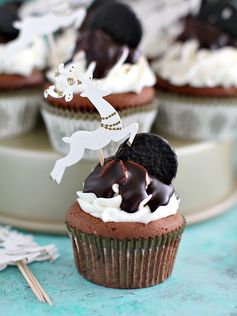 Peppermint Pattie Cupcakes