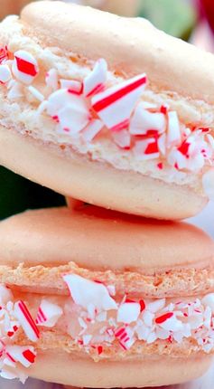 Peppermint Twist Macarons