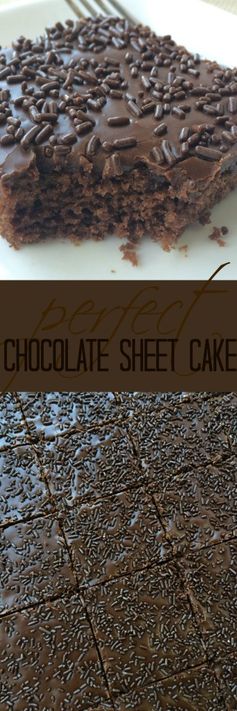 Perfect Chocolate Sheet Cake