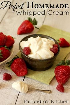 Perfect Homemade Whipped Cream