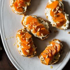 Persimmon Bruschetta