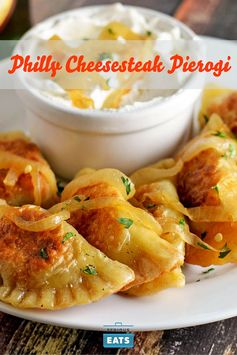 Philly Cheesesteak Pierogi