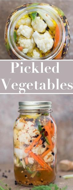 Pickled Vegetables Using Leftover Veggies