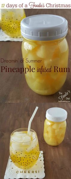 Pineapple Infused Rum Cocktail