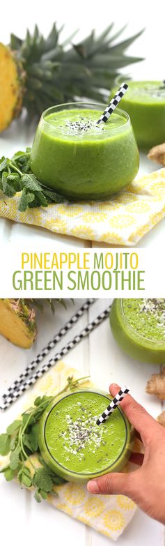 Pineapple Mojito Green Smoothie