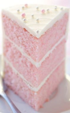 Pink Almond Party Cake