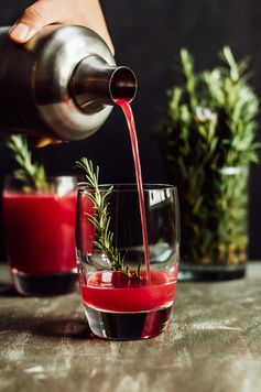 Pomegranate Apple Cider Spritzer