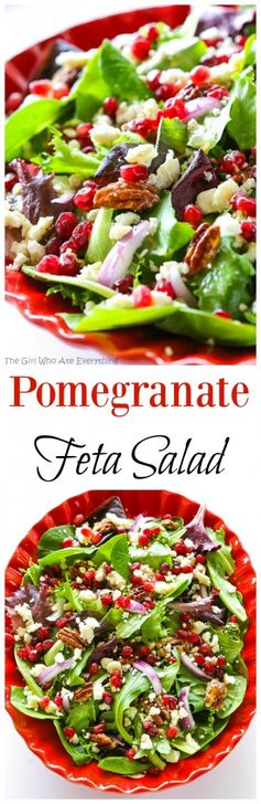 Pomegranate Feta Salad