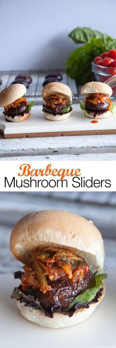 Portobello Mushroom Sliders | Veggie Burger