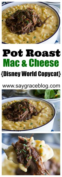 Pot Roast Macaroni & Cheese (Disney World Copycat