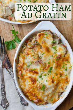 Potato Ham Au Gratin