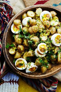 Potato Salad with 7-Minute Eggs and Mustard Vinaigrette