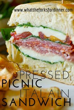 Pressed Italian Picnic Sandwich