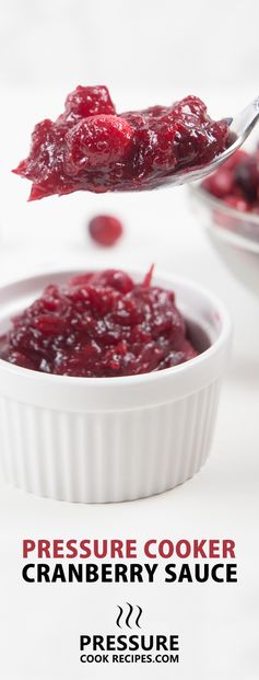 Pressure Cooker Cranberry Sauce