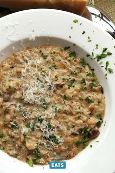 Pressure Cooker Mushroom Risotto