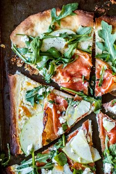 Prosciutto, Apple, and Goat Cheese Pizza