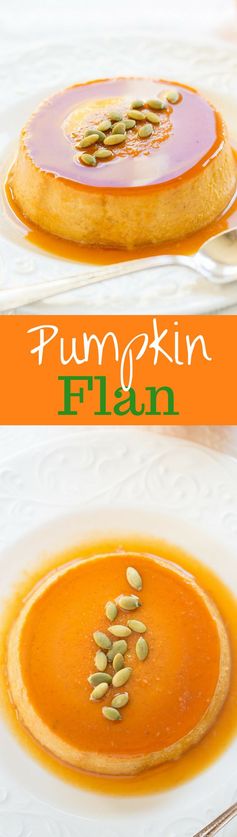 Pumpkin Caramel Flan