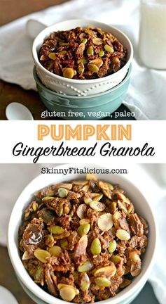 Pumpkin Gingerbread Granola