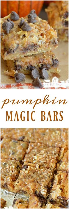 Pumpkin Magic Bars