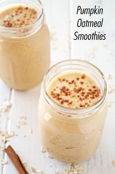 Pumpkin Oatmeal Smoothies