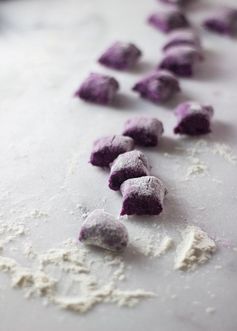 Purple Potato Gnocchi with Ricotta