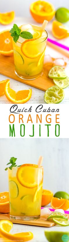 Quick Cuban Orange Mojito