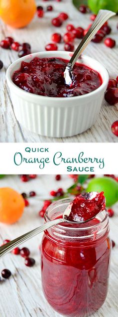 Quick Orange Cranberry Sauce