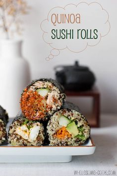 Quinoa Sushi Rolls plus 5 Other Quinoa Recipes