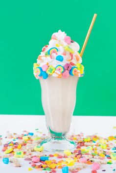 Rainbow Cereal Milkshake