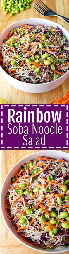 Rainbow Soba Noodle Salad