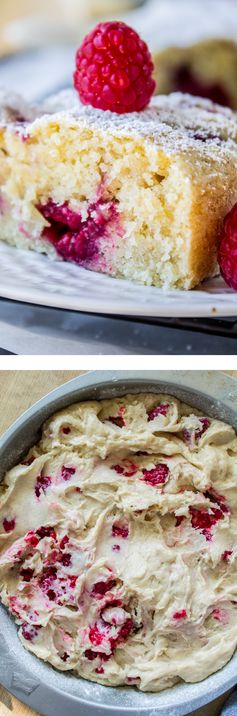 Raspberry “Buttermilk” Cake (And It’s A…