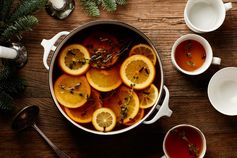 Raspberry and Thyme Hot Toddy Punch