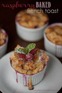 Raspberry Baked French Toast