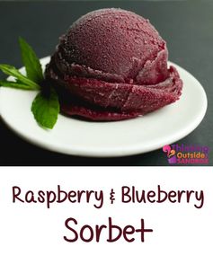 Raspberry Blueberry Sorbet