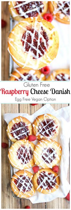 Raspberry Cheese Danish (gluten free egg free dairy free option