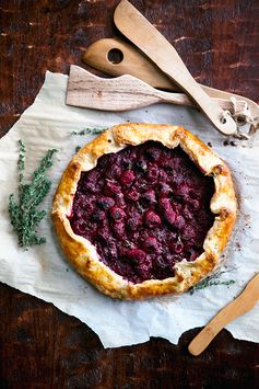 Raspberry Galette with Lemon Thyme Crust