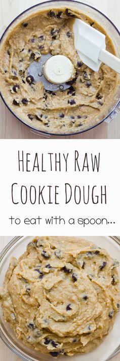 Raw Cookie Dough – To Eat With A Spoon