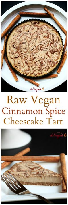 Raw Vegan Cinnamon Spice Cheesecake