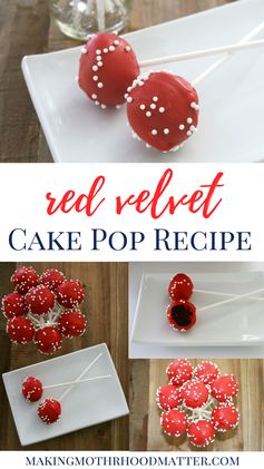 Red Velvet Cake Pop