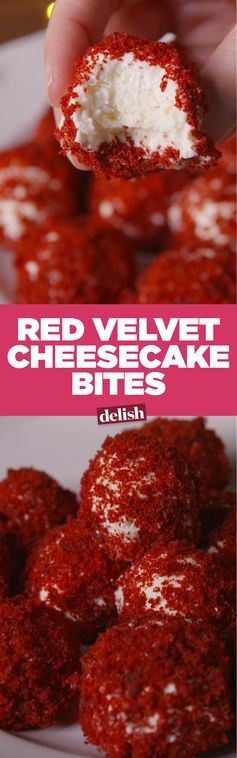 Red Velvet Cheesecake Bites