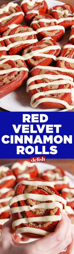 Red Velvet Cinnamon Rolls