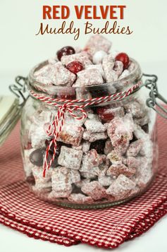 Red Velvet Muddy Buddies