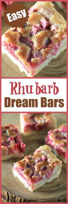 Rhubarb Dream Bars