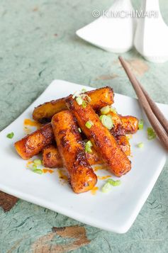 Rice Cakes in Chili Oil (Gireum Tteokbokki under 10 minutes