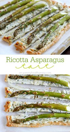 Ricotta Asparagus Tart